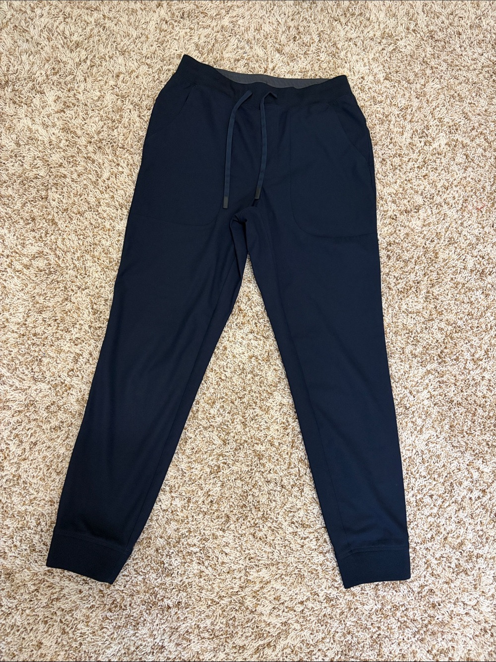 Men's VRST Navy Jogger Pants with Drawstring Waist Sz Small